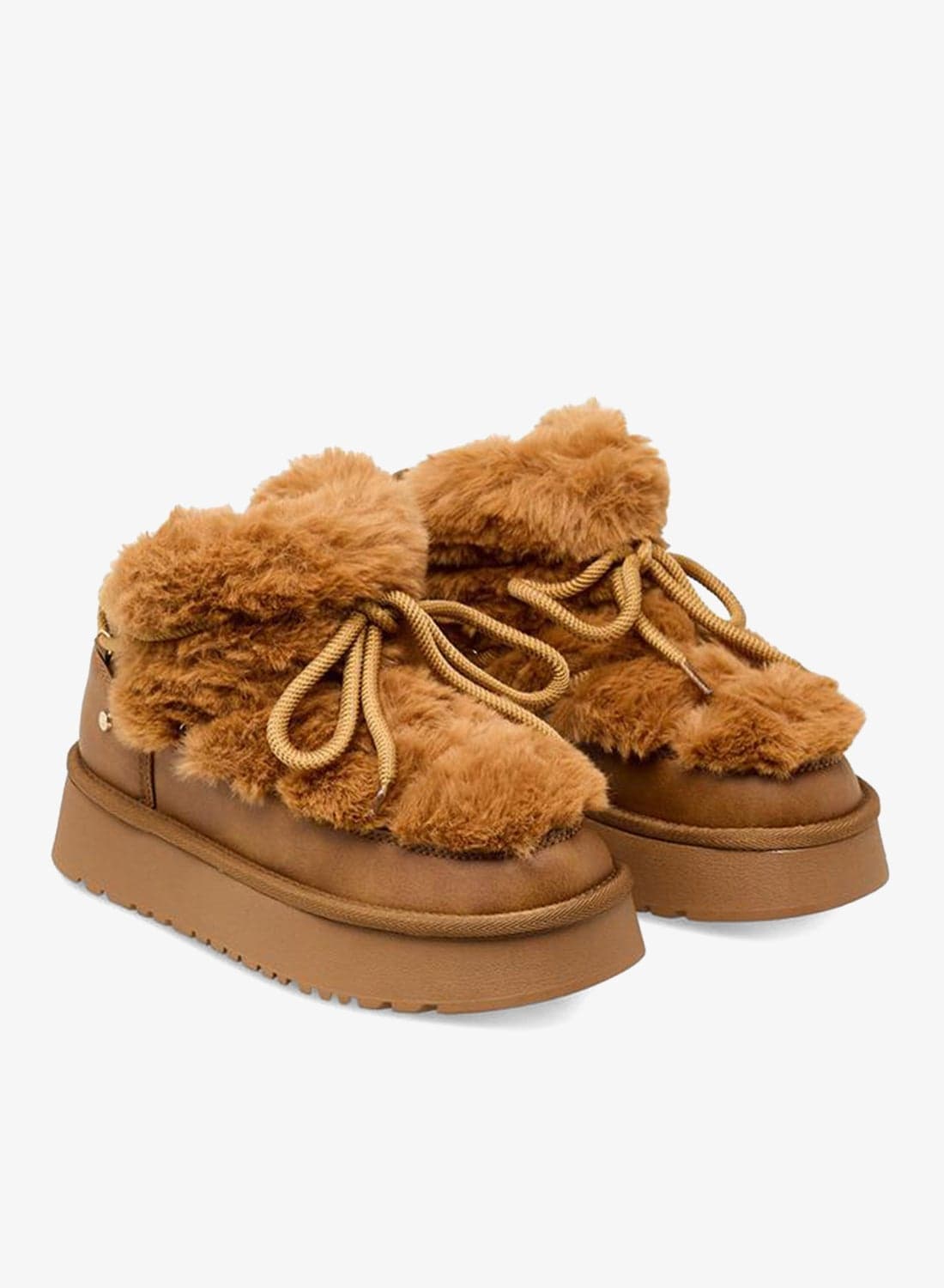 Women Faux Fur Ankle Boots — 37