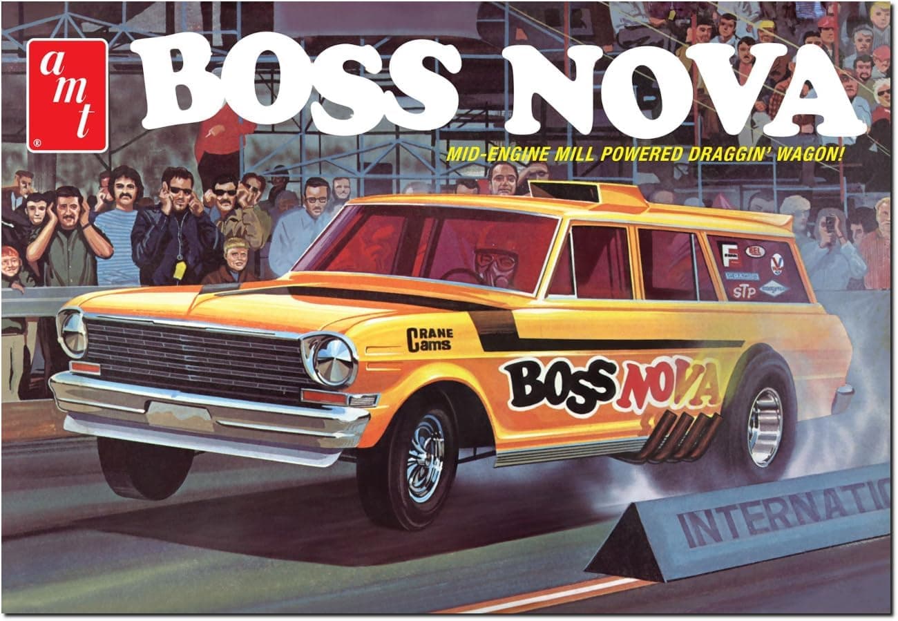AMT Boss Nova Funny Car 125 Scale Model Kit