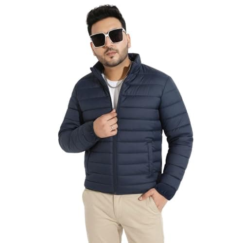 UNSTD Men Plus Size Puffer Jacket | Warm Winter Jacket for Big & Tall Men