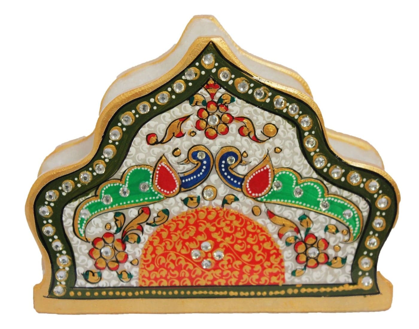 Dekor World Painted Marble Napking Holder