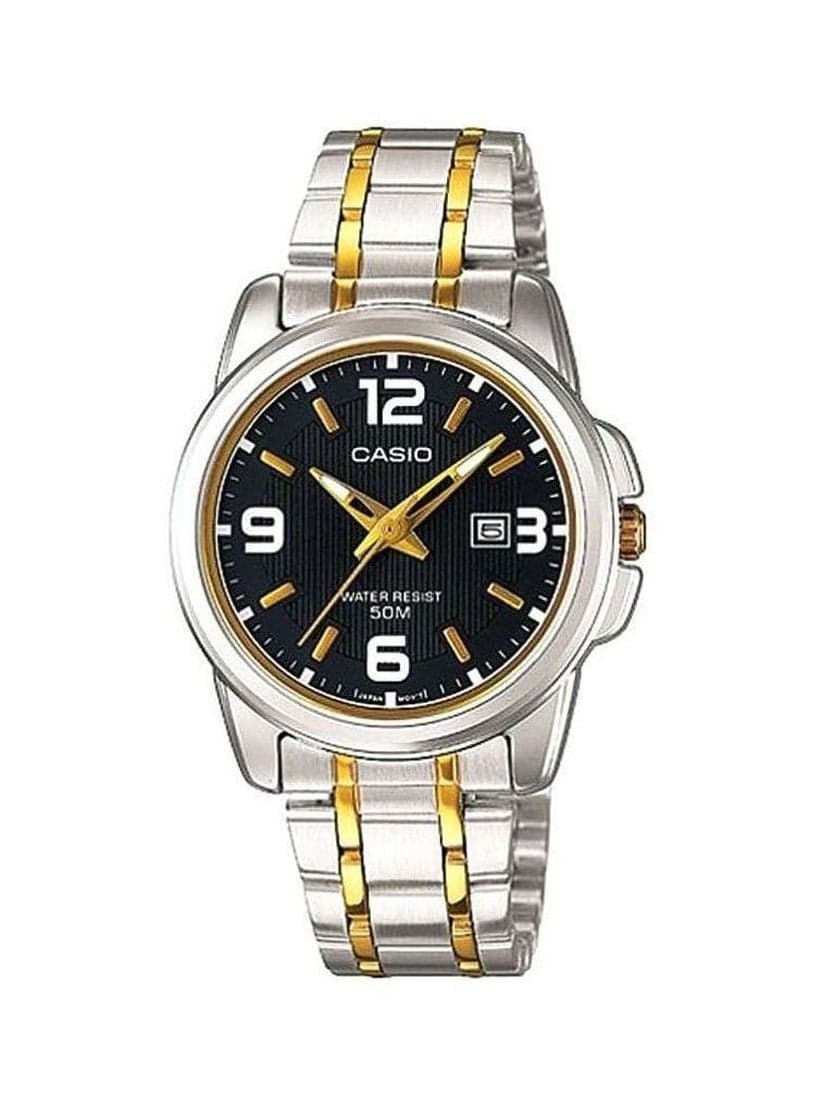Women Water Resistant Analog Watch LTP1314SG-1A - 34 mm - Silver/Gold