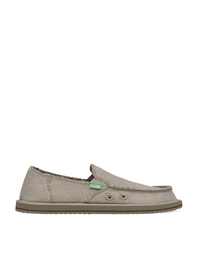 Sanuk Womens Donna Hemp Loafers | Womens Shoes | Slip On Shoes for Women | Women's Slip-on Loafers | Memory Foam Footbed, Natural, 10