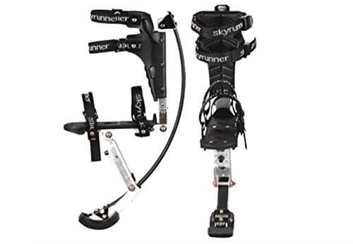 Skyrunner Kids/Child Youth Jumping Stilts Fitness Exercise (88-132lbs/40-60kg) (Black) (Black)