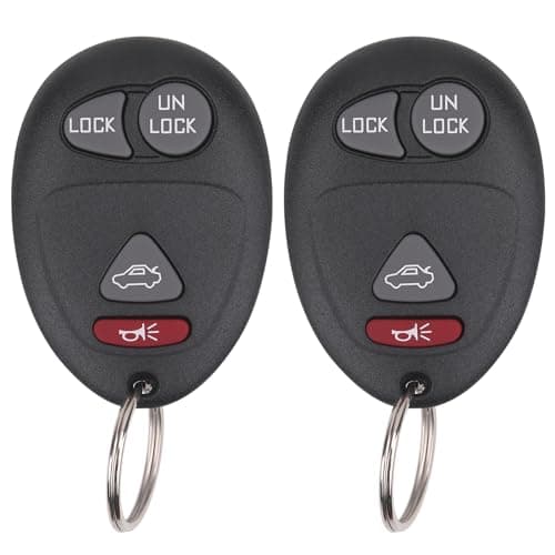 Vurkcy Keyless Entry Remote Control Car Key Fob Compatible with Buick Century Regal Rendezvous Pontiac Aztek Grand Prix 20012007 Oldsmobile Intrigue Replacement for L2C0007T Pack of 2