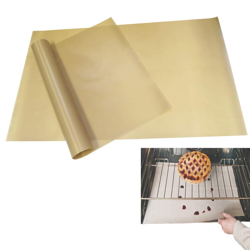 2 Pack Evelots Oven Rack LinerExtra LargeNon Stick FiberglassReuse500 Degrees
