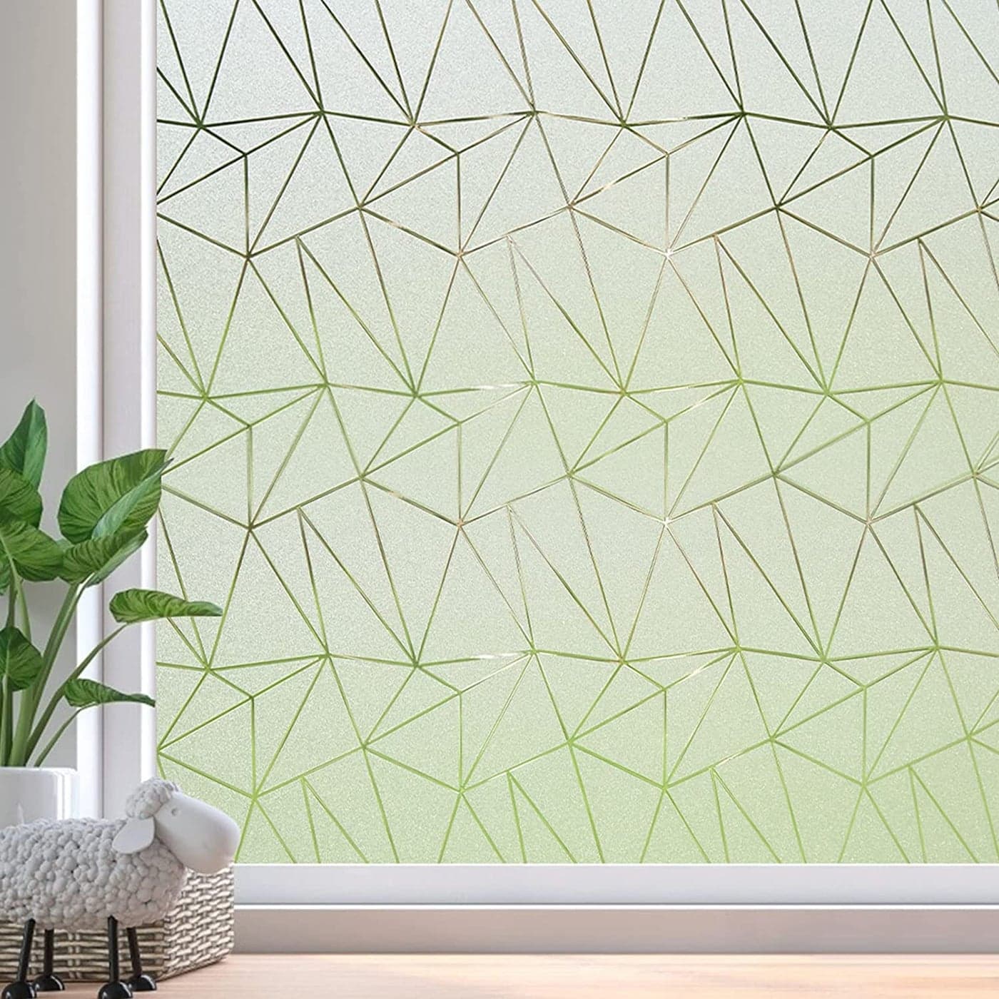 Coavas Window Privacy Film Frosted Glass Static Cling Decorative for Bathroom Door Covering UV Blocking Window Cling NonAdhesive Vinyl Sticker Day and Night Windows Tint for Home118x787 Inch