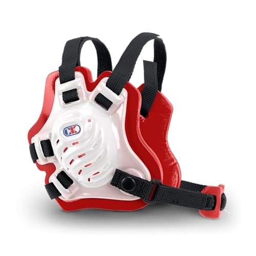 Cliff Keen Youth Tornado Wrestling Headgear (Translucent/Scarlet/Black)