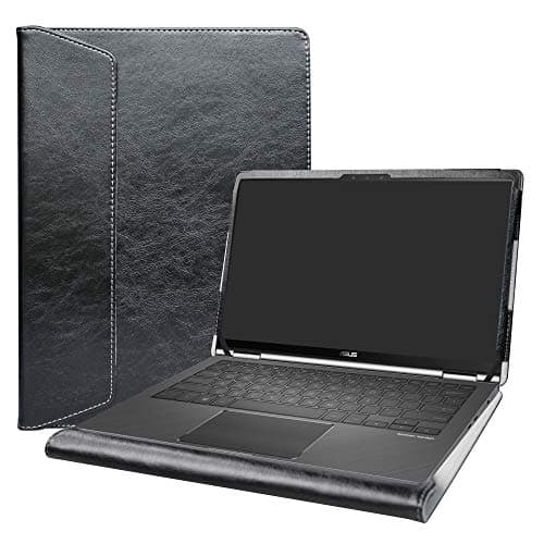 Alapmk Protective Case for ASUS Q326FA/VivoBook S13 S333JA 13.3" &case for HP Elite Dragonfly/Envy 13 13-baXXXX/Envy x360 13 13-ayXXXX 13-bdXXXX/EliteBook x360 1030 G7 Laptop,Black