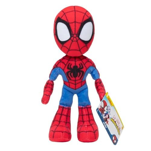 SPIDEY AND HIS AMAZING FRIENDS SNF0002 Spiderman Soft Toy,Red,20cm