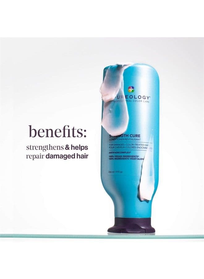 Strength Cure Strengthening Conditioner for Damaged & Color Treated Hair, 9 Fl Oz