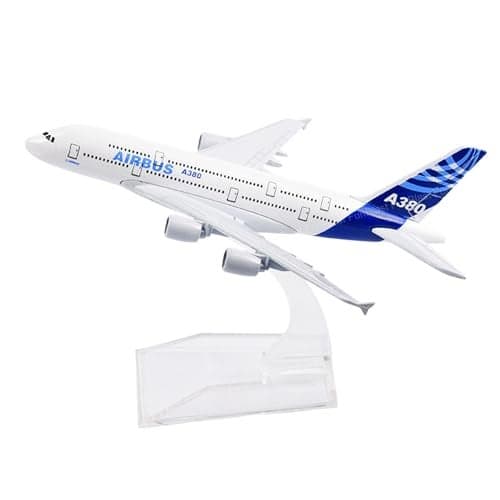 FunBlast Diecast Aeroplane Scale Model - Airplane Miniature Model Only for Display, Size -16 Cm (A380-Airbus)