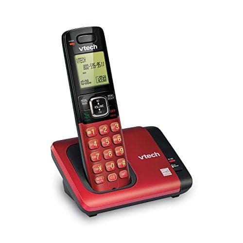 VTech CS671916 DECT 60 Phone with Caller IDCall Waiting 1 Cordless Handset Red