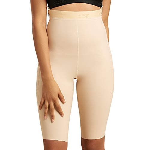 MARENA LGS Stage 1 Recovery High-Waist Girdle, Short Length Post-Surgical Girdle for Women Beige