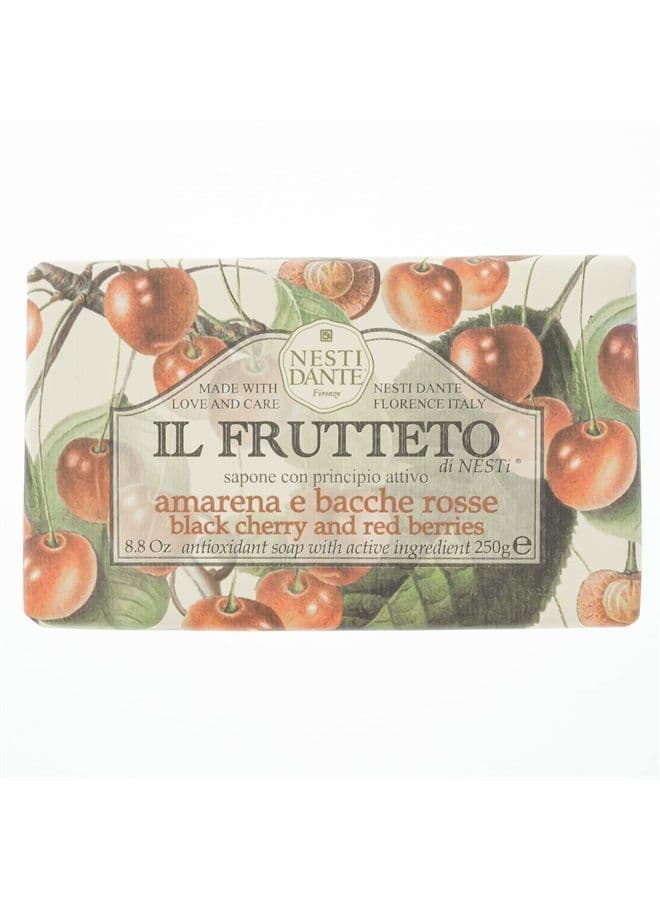 Il Frutteto, Black Cherry and Red Berries Soap 250 g