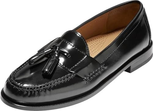 Cole Haan Men's Pinch Tassel Loafer, Black, 10 B US