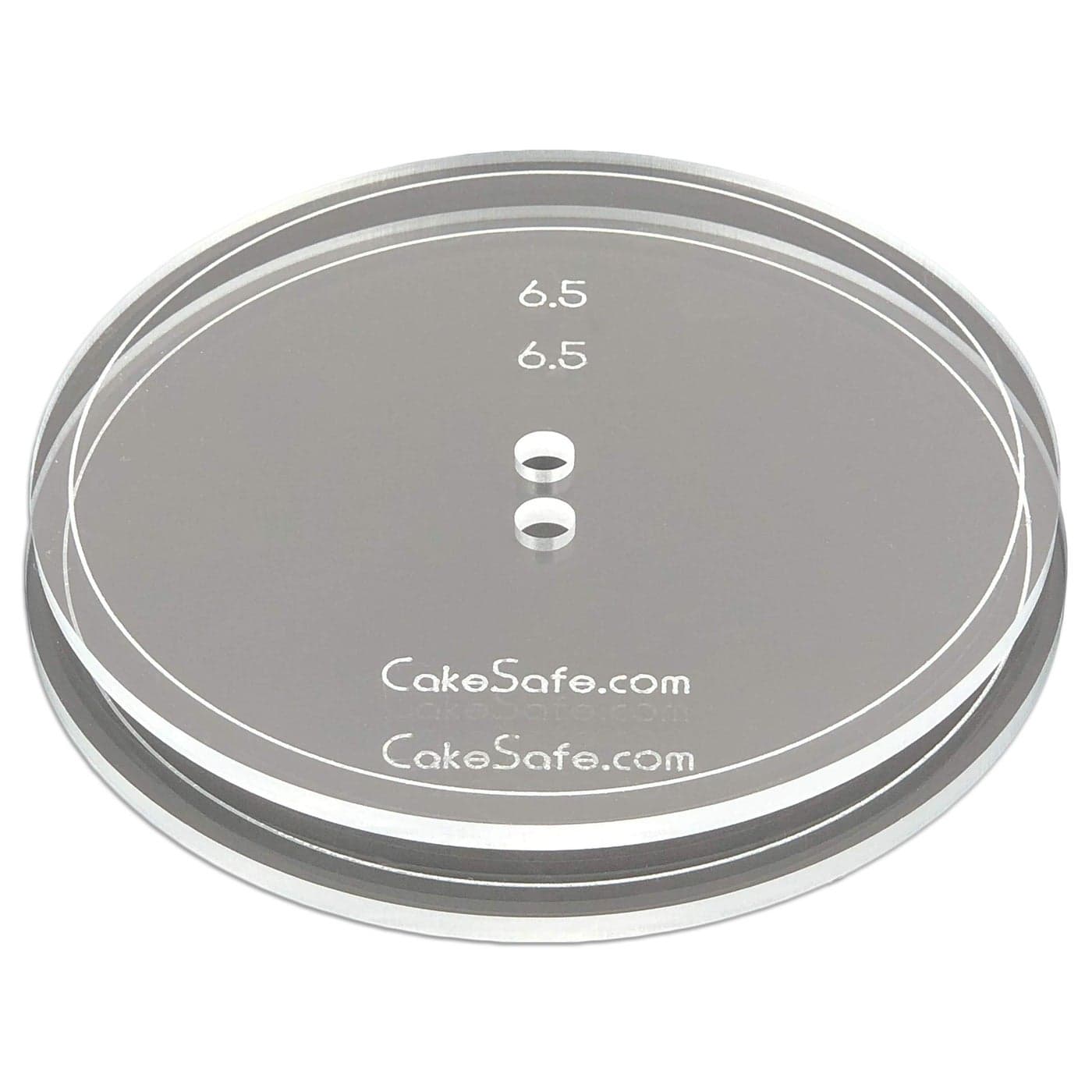 CAKESAFE 265 Clear Acrylic Disks Perfect Icing Tool to Smooth the Buttercream on Your Cakes
