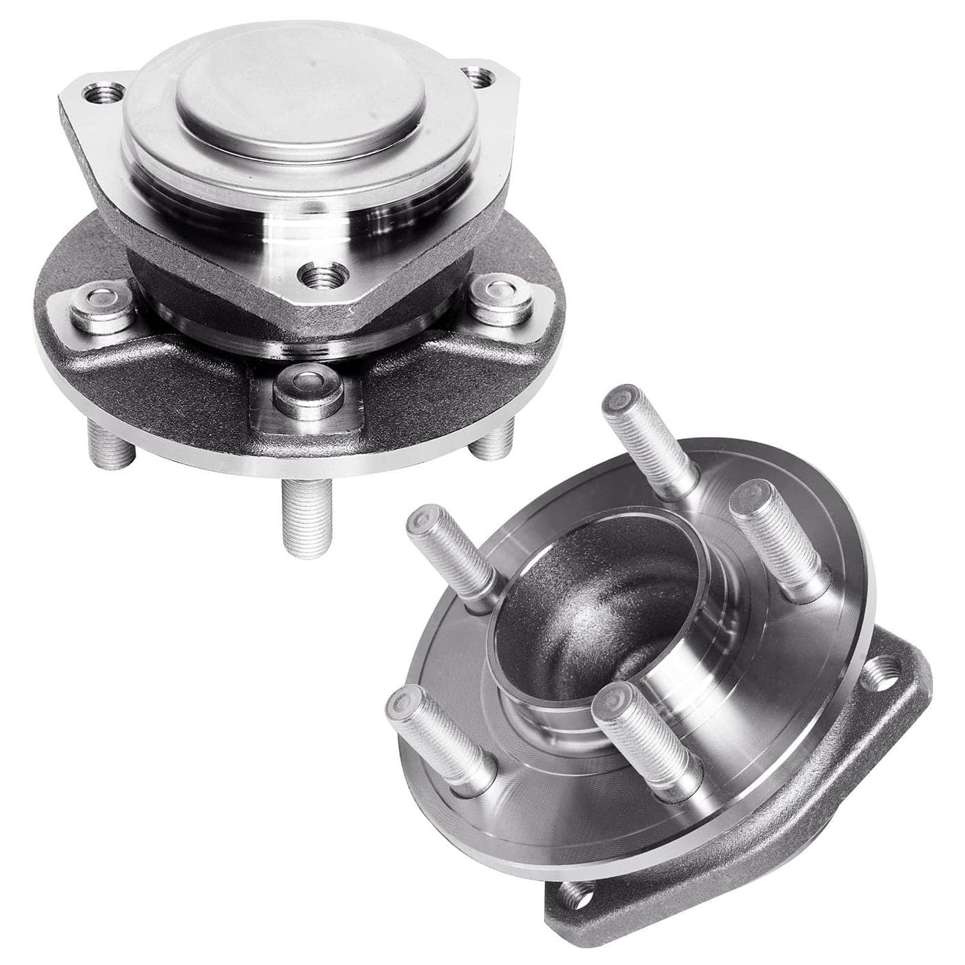 Detroit Axle RWD Front 2pc Wheel Bearing Hubs for 1220 Chrysler 300 Dodge Challenger Charger 2 Wheel Bearing Hubs Assembly Set 2012 2013 2014 2015 2016 2017 2018 2019 2020 Replacement
