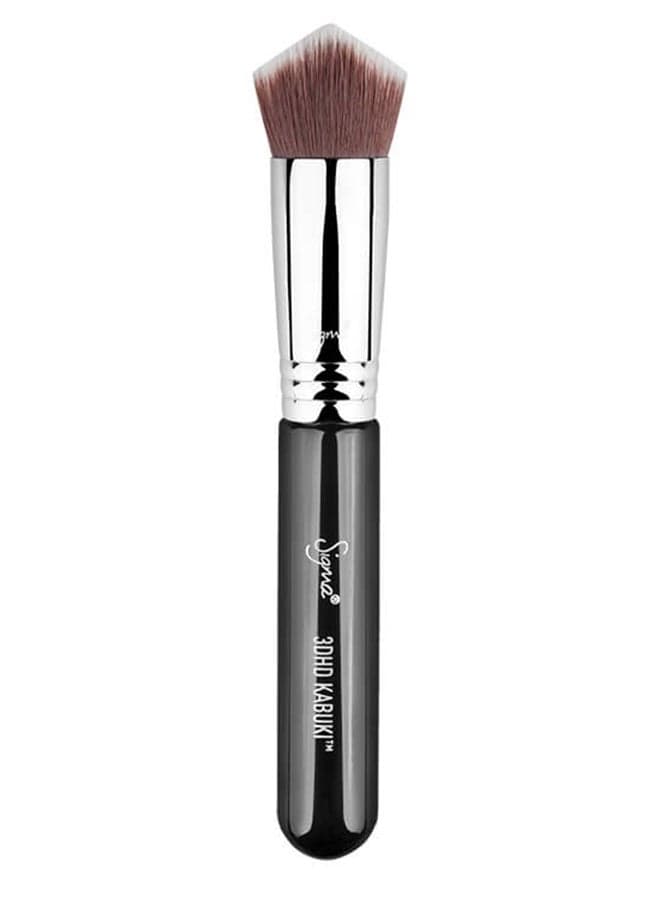 3D HD Kabuki Brush Black/Silver