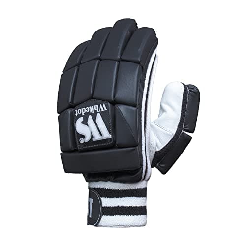 WHITEDOT Sports Dot 2.1 Cricket Batting Gloves||Suitable for Youth|Medium Left Hand||Navy Blue, Leather