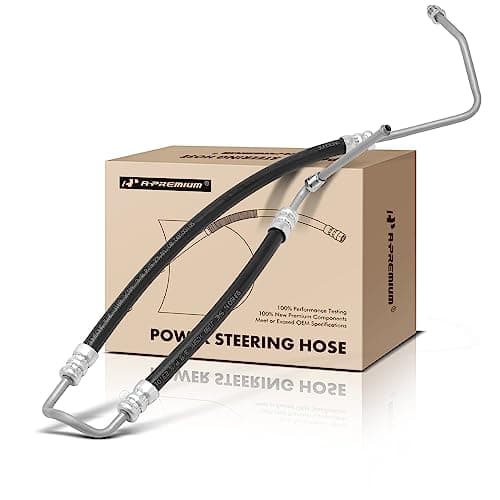 A-Premium Power Steering Pressure Hose Line Assembly Compatible with Jeep Grand Cherokee 2005-2010, Grand Cherokee 2007-2009, Commander, 3.0L 5.7L, with O-ring, To Gear From Hydraulic Fan Motor
