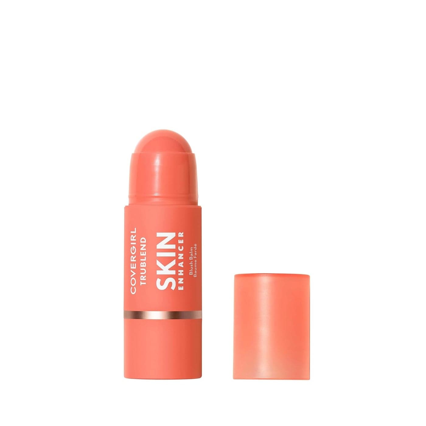 CoverGirl Trublend Skin Enhancer Blush Balm Stick 210 Radiant Peach Vegan Formula Easy to Use Glides on Effortlessly NonGreasy Doesnt Crease 021oz