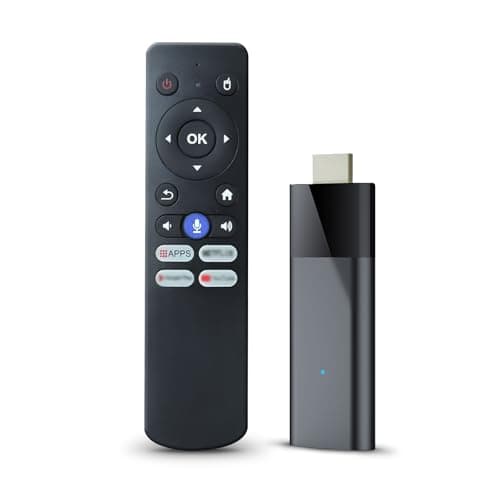 BL Android TV Stick 4K, 2025 Android TV Stick 10.0 2GB RAM 16GB ROM, Tv Stick 4K Ultra HD H313 CPU Supports 2.4G/5G Wi-Fi Bluetooth 5.0 USB HDR10 with Bluetooth Voice Remote Control