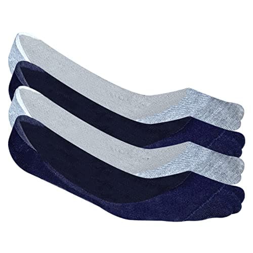 HEELIUM Women Bamboo No Show Socks | Odour Free & Breathable | 3X Softer Than Cotton Socks | Low Cut | Size (Uk 3-7), Assorted