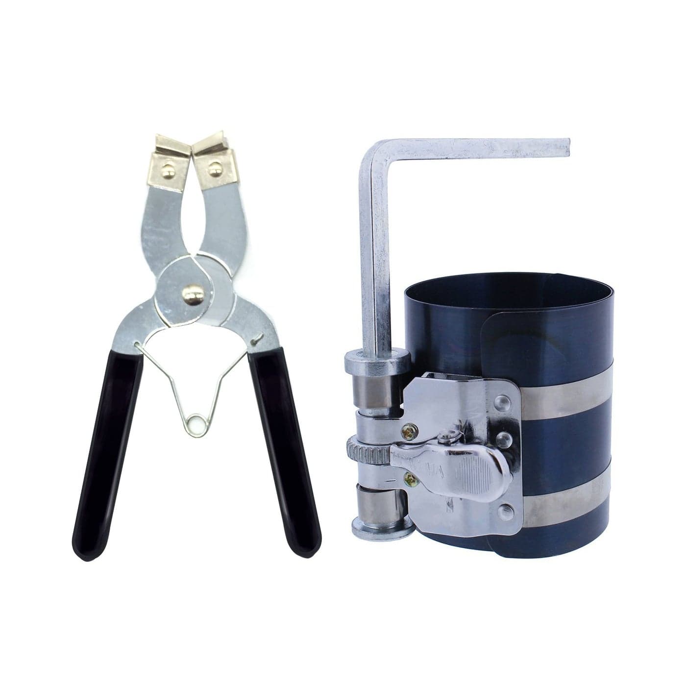 MMonDod Car Engine Piston Ring Installer Removal Kit Piston Ring Compressor 2 18 to 7 Adjustable Piston Installer Plier
