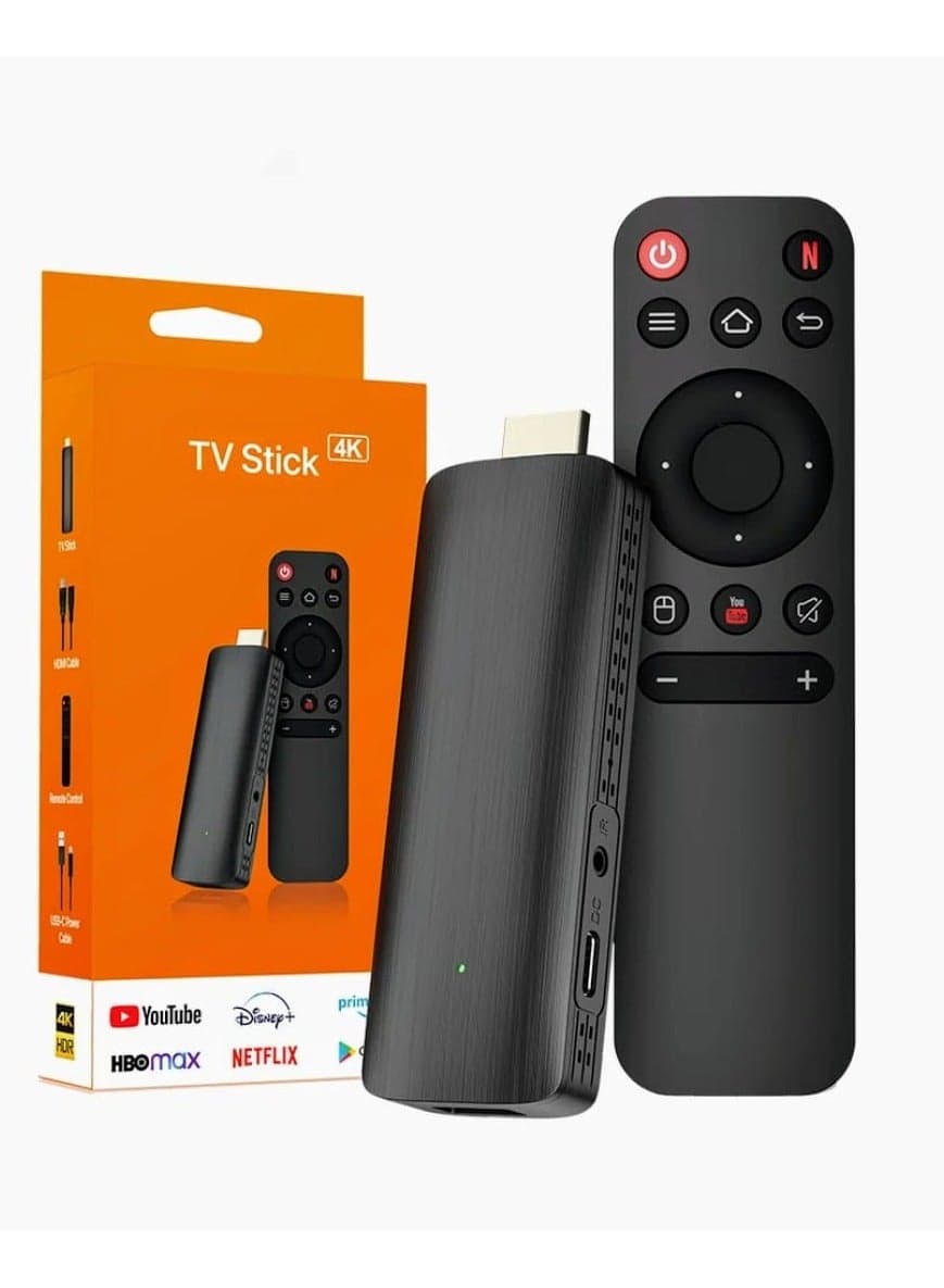 TV Stick with Android 10 System, Built-in Chromecast, 4K Resolution, 2 GB RAM and 8 GB ROM memory space