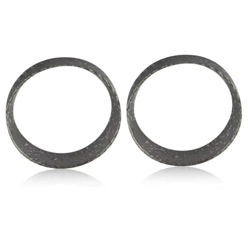 2PCS Exhaust Gasket for Motorcycle Exhaust PipeWire and Graphite Exhaust Flange GasketDonut GasketMotorcycle Accessories Compatible with Harley Davidson Manufactured After 1984
