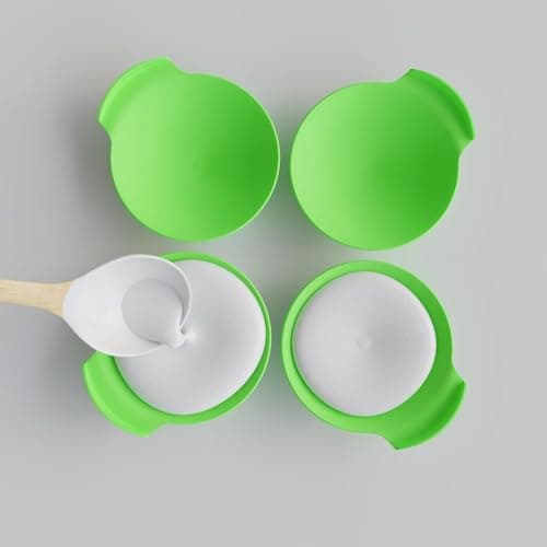 Teneza 16 Pcs Non-stick Silicone Idli Mould | Food Grade Silicone | BPA Free | No Greasing | Oven, Microwave & Dishwasher Safe | Perfectly Sized Idli Maker | Idli Mould