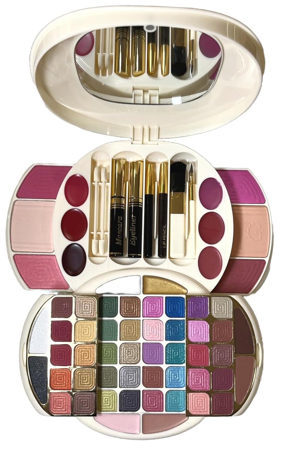 JustGold Professional All In One Makeup Palette Kit 44 Colors Eyeshadows Blusher Powder Cake Lipgloss Foundation Cream Mascara etc Makeup Kit 970