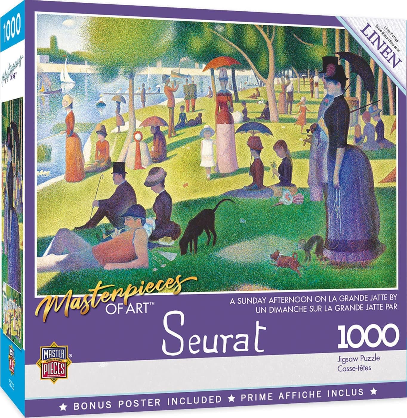 MasterPieces 1000 Piece Jigsaw Puzzle for Adults Family Or Youth A Sunday On La Grande Jatte 1925x2675