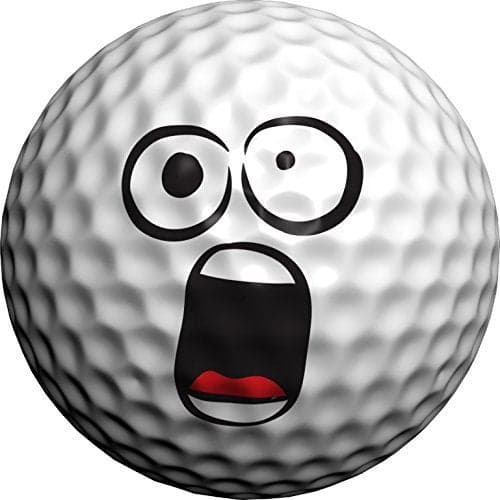 USGA Rule Conforming Golf Ball Markers, Golf Ball Stickers for Marking Balls, No More Smearing from Stamps, Gifts for Golfers, Dads, and Retirees, (Golfmoji Guys; 12-Count)