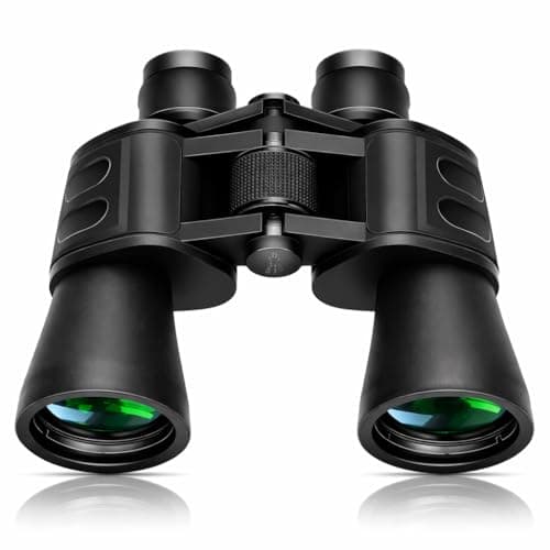 JK Vision Binoculars for Long Distance 10 x 50 Binocular for Adults | Wide Eye Peice | FMC Green Coating | BAK 4 Glass | Binoculars for Bird Watching,Wildlife,Safari (Black)