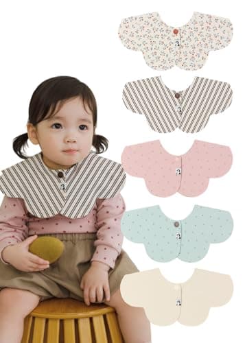 Konny Baby Bibs 360 Rotate Super Absorbent QuickDry 357Pack Teething Drooling Boys Girls Baby Essentials