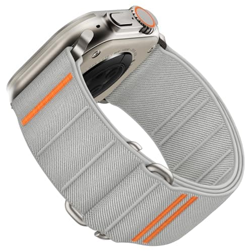 Suitisbest Sport Bands Compatible with Apple Watch Ultra Band 49mm 46mm 45mm 44mm 42mm Men Stretchy Nylon Sport Loop Strap with SHook for iWatch Series 11 10 9 8 7 6 5 4 3 2 1 SE 3 2 1 Ultra 3 2 1