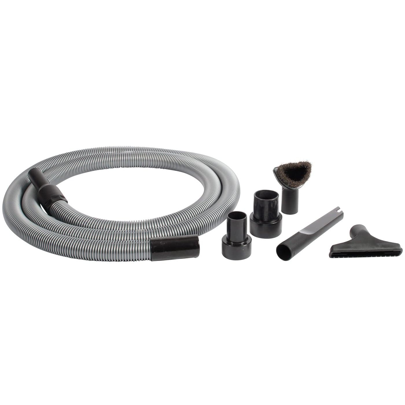 CenTec Systems Premium Attachment 2 Tank adapters and 125 Diameter End Shop Vacuum Extension Hose and Kit 10 Ft Silver