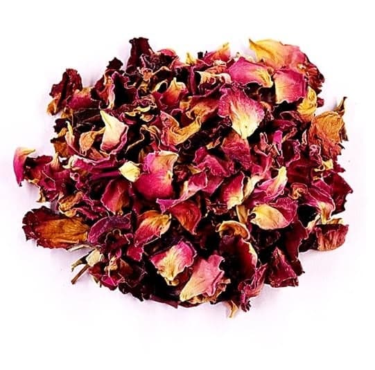 VINTAGER Confetti Dried Red Roses Flower Petals Table Confetti Petal for Bath Foot Wedding Table Confetti DIY Crafts Decorations 20 Grams