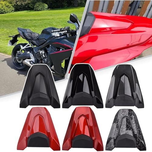 Midimttop Mototcycle Passenger Pillion Rear Seat Cover Solo Fairing Cowl compatible for HO&N&DA CB650R CBR650R CB 650R CBR 650 R Accessories 2024 2025(Matte Black)
