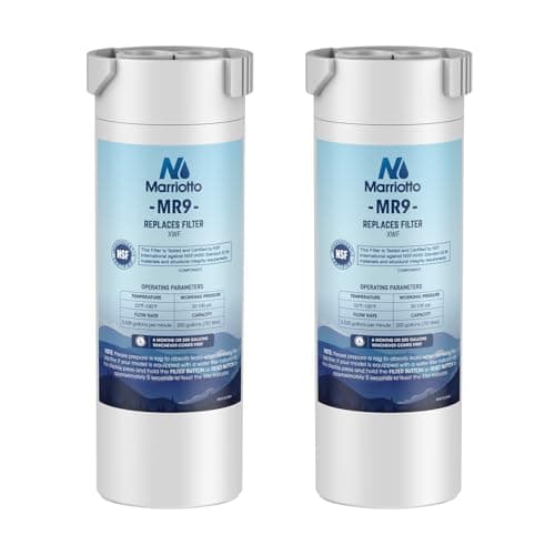 MARRIOTTO XWF Water Filter, Replacement for GE Refrigerator, Compatible With French-Door Models, 2 Pack (Not XWFE)