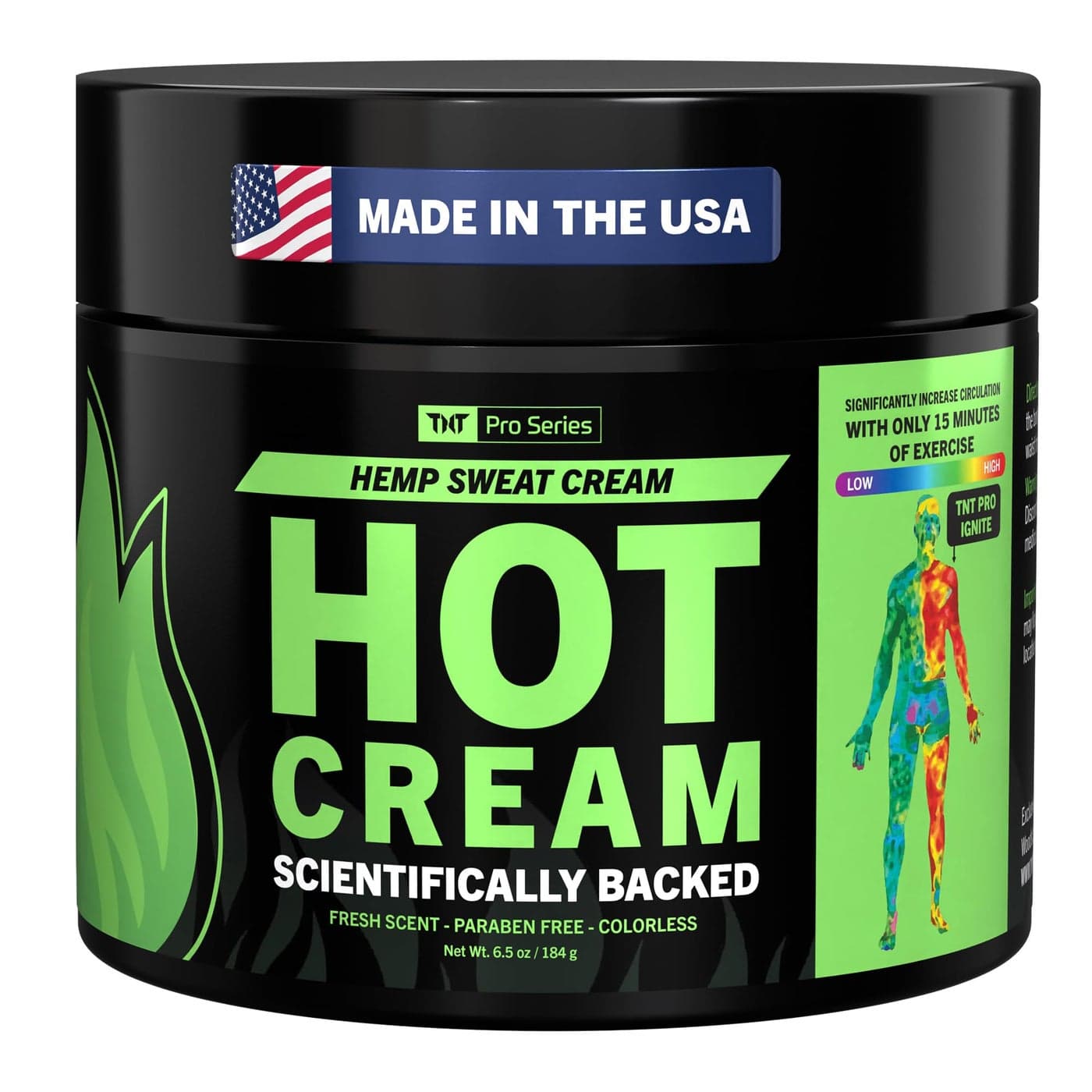 TNT Pro Ignite Sweat Cream PreWorkout Hot Gel for Firming Tightening