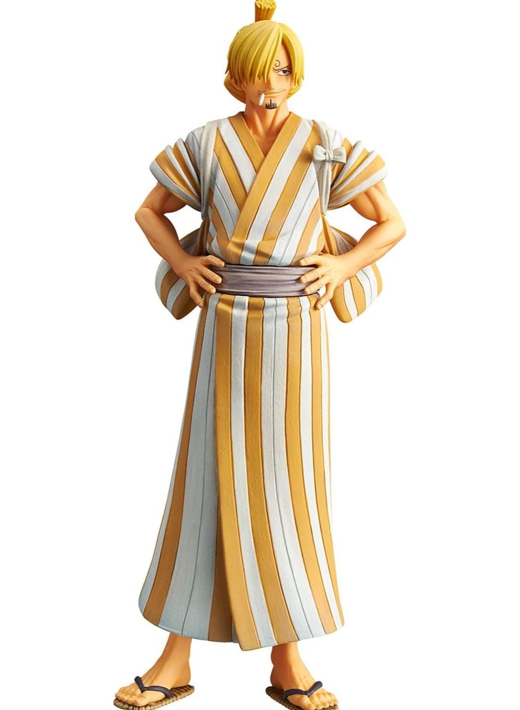 One Piece Samurai Costume Sanji Trendy Anime Figure Desktop Car Decoration Gift