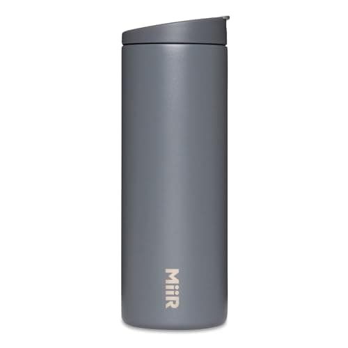 MiiR Flip Traveler 12oz - Double-Wall Vacuum Insulated with Leakproof Flip Lid, BPA-Free Stainless Steel Construction, Insulated Tumbler for Hot or Cold Drinks
