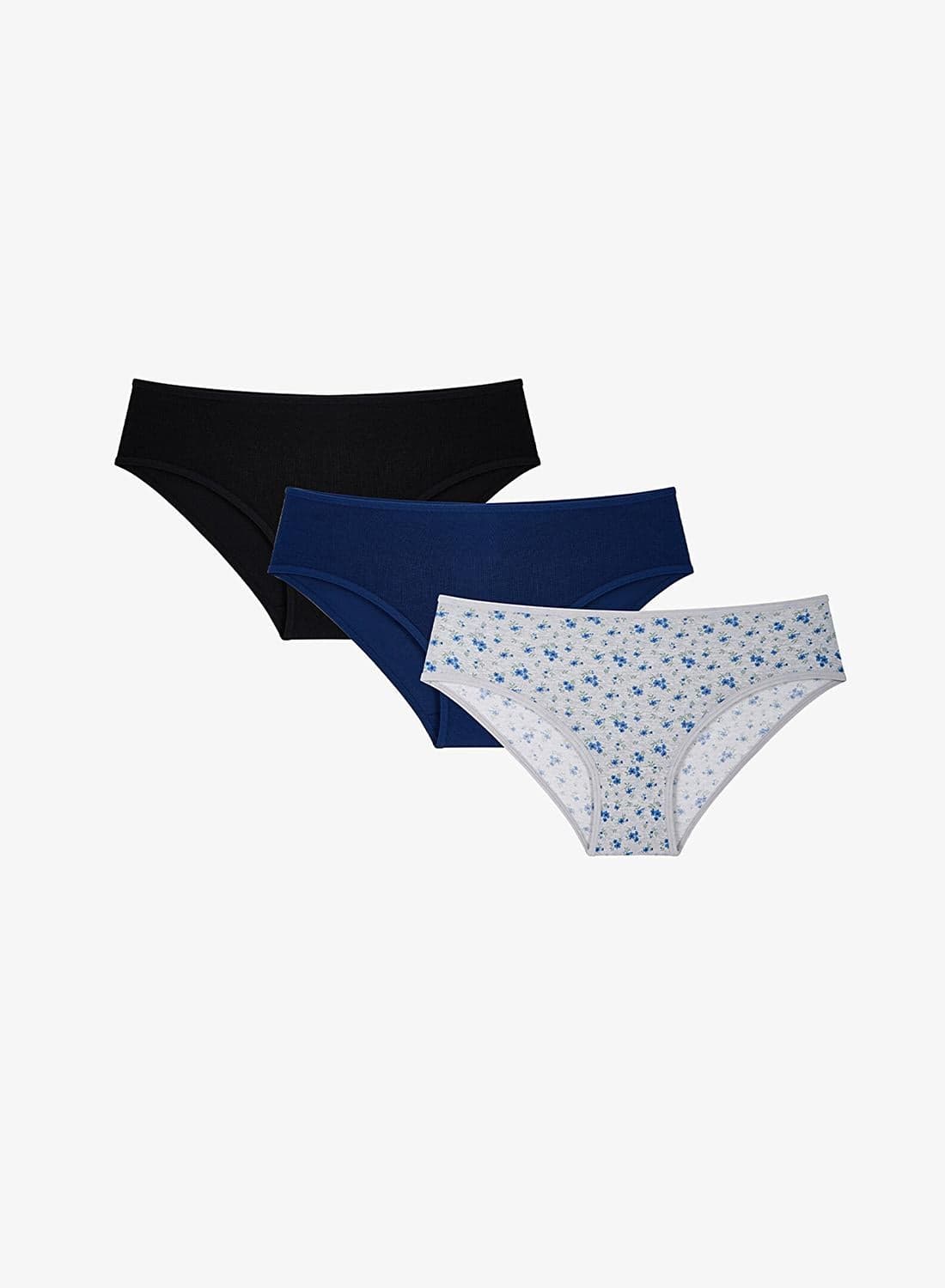 Penti Women's Cotton Everyday Azure 3-pack Cover Brief - Mix