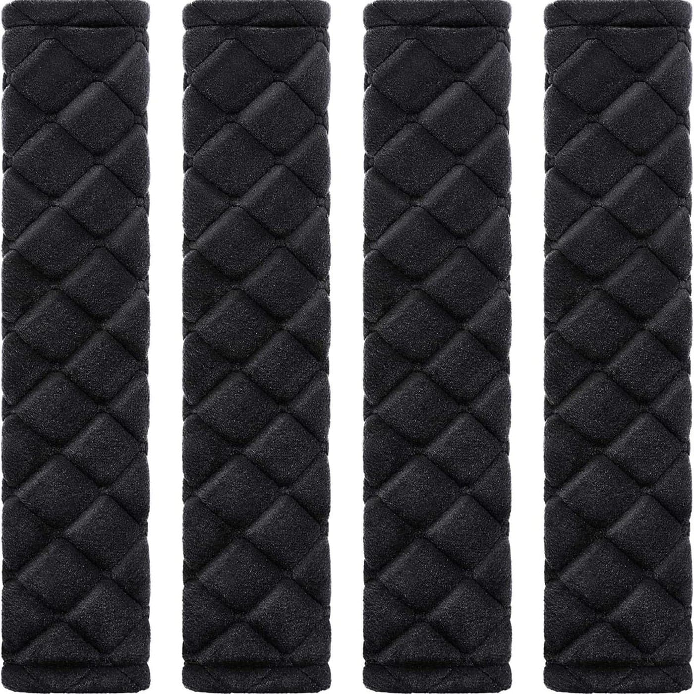 Tatuo 4 Pack Seat Belt Cover Extra Long Seat Belt Pads for Car Soft Comfort Shoulder Strap Covers Harness Pads Helps Protect Your Neck and Shoulder118 InchBlack