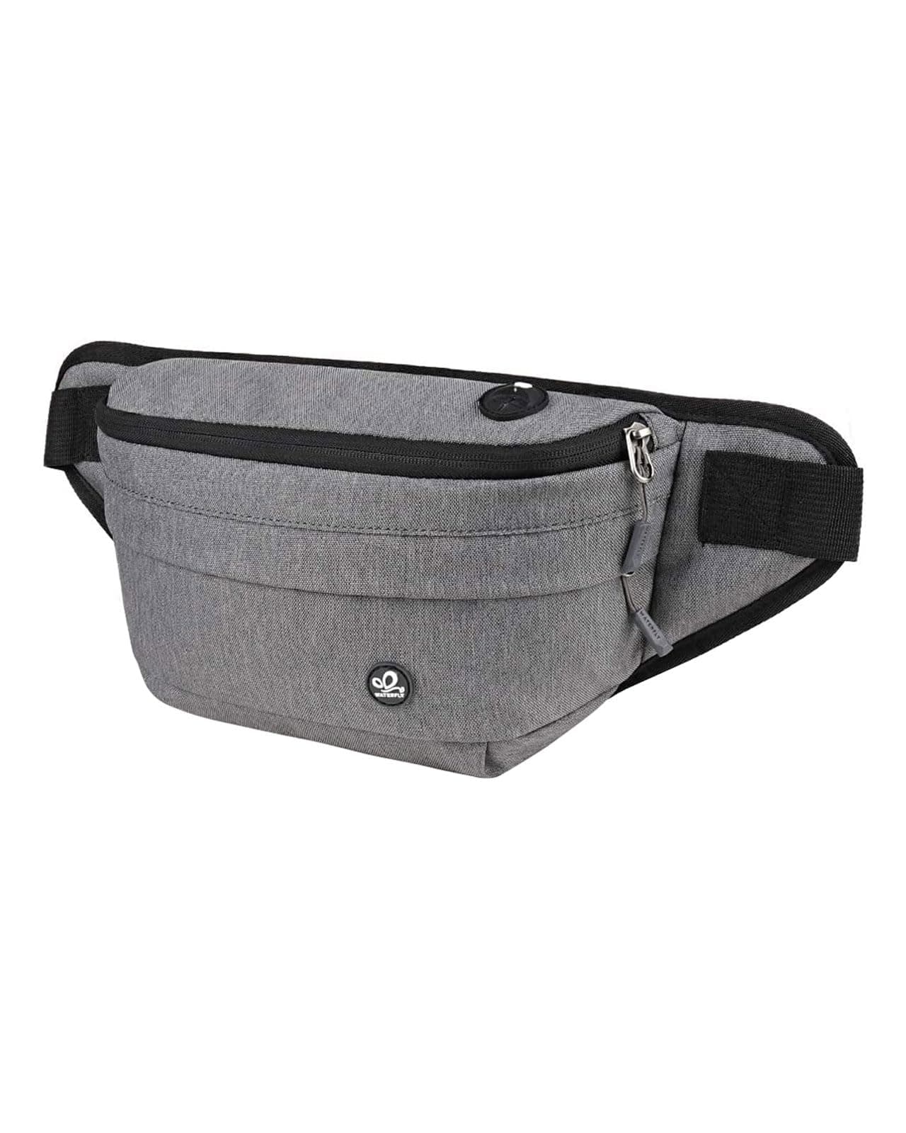 WATERFLY Fanny Pack Waist Bag: Large Crossbody Fannie Bum Belt Bag Hip Phanny Pack for Men Women Outdoor Sport Hiking Traveling Walking