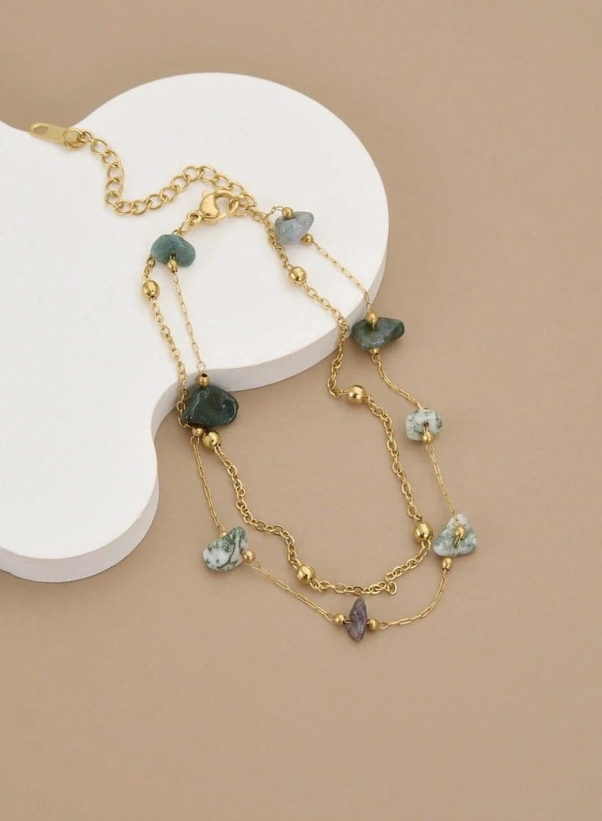 Stainless Steel 18k Gold Plated Anklet