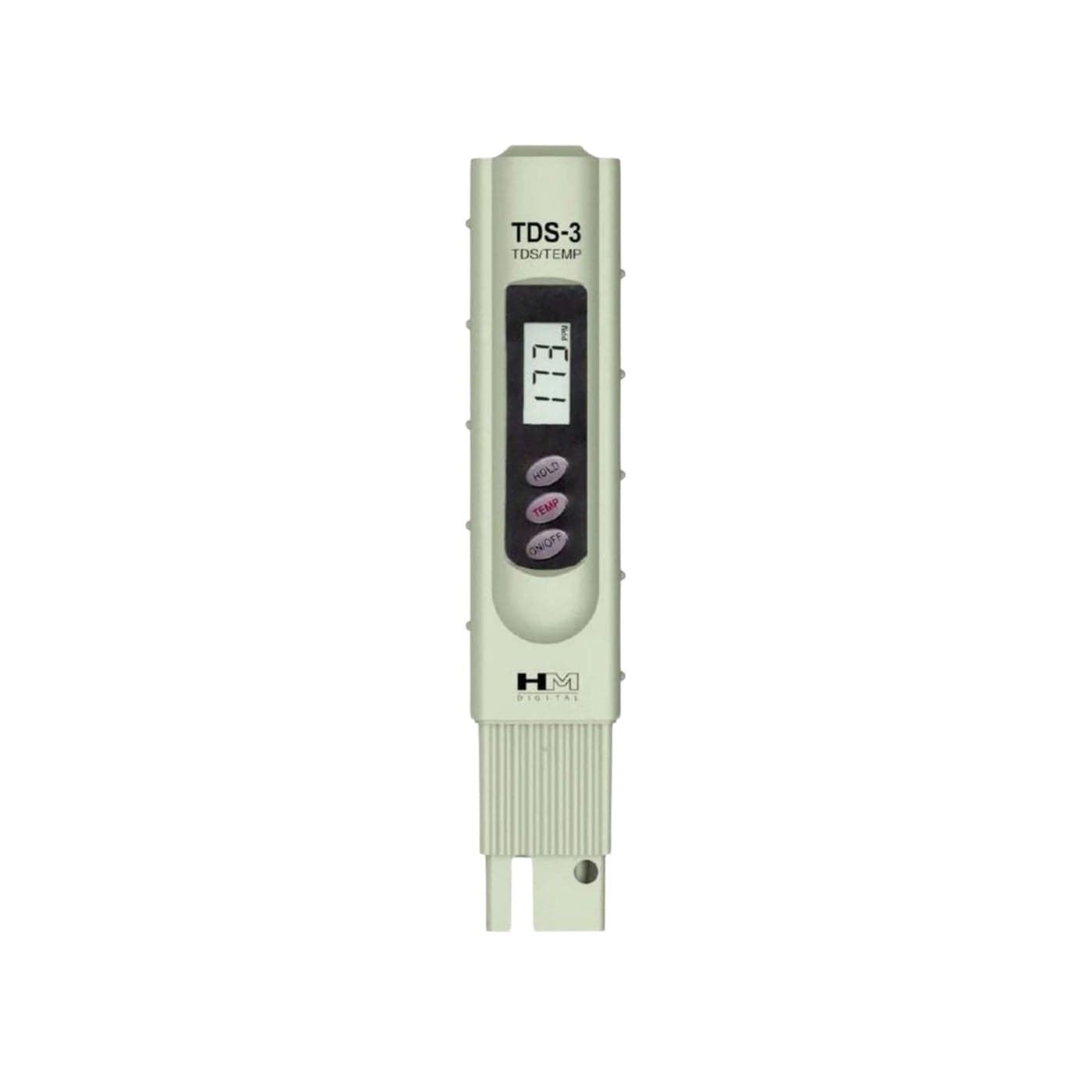 HM Digital TDS3 Handheld TDS Meter With Carrying Case 0 9990 ppm TDS Measurement Range 1 ppm Resolution 2 Readout Accuracy
