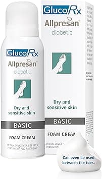 GlucoRx Allpresan Diabetic Foot Foam Cream Basic 125ml
